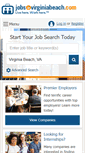 Mobile Screenshot of jobsinvirginiabeach.com